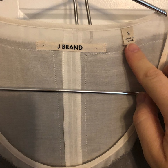 Brand New J brand silk tank and skirt set size 8 - Picture 6 of 8